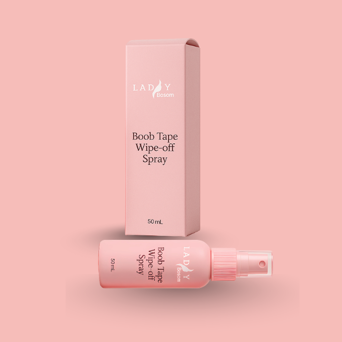 Boob Tape + Silicon Nipple Cover + Disposable Nipple Cover+ Adhesive Removal Spray