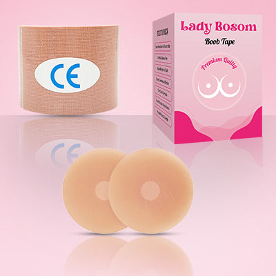 Boob Tape with Silicone Nipple Covers – Invisible Lift and Comfort for Any Outfit